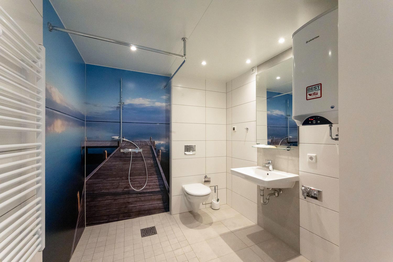 Modernes Bad in allen Wohnungen
