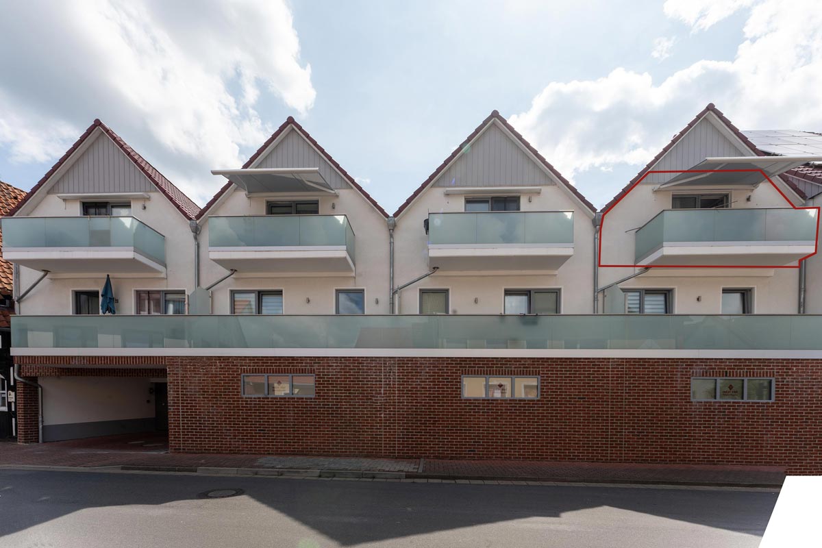 Steinhude An der Friedenseiche 3, Wohnung 7 markiert