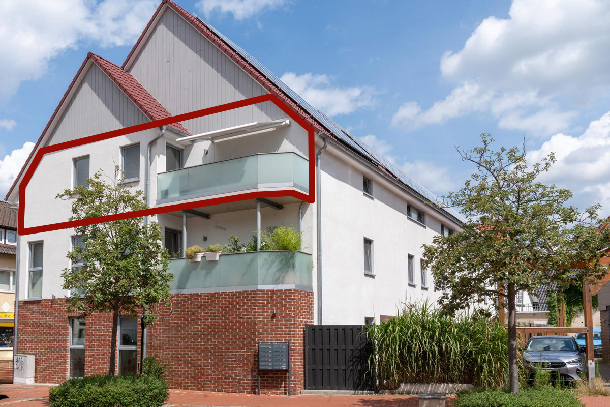 Steinhude An der Friedenseiche 3, Wohnung 6 markiert