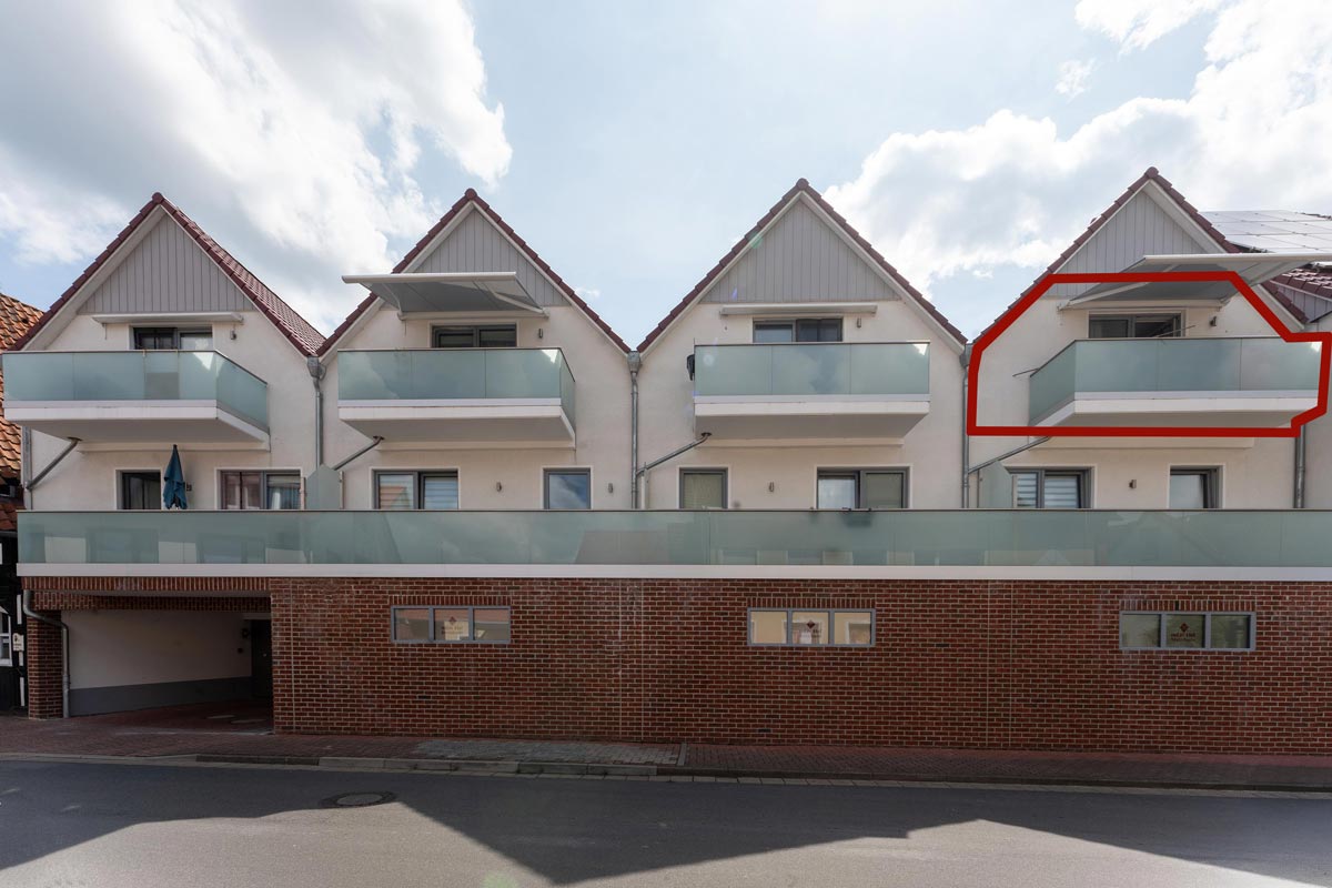 Steinhude An der Friedenseiche 3, Wohnung 7 markiert